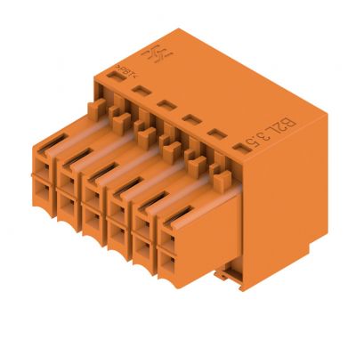 WEIDMULLER B2L 3.50/12/180 SN OR BX Wtyk PCB (złącze wiązki), 3.50 mm, Liczba biegunów: 12, złącze sprężynowe 1727590000 /84szt./ (1727590000)